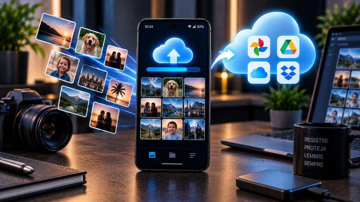 Como fazer backup de fotos do celular