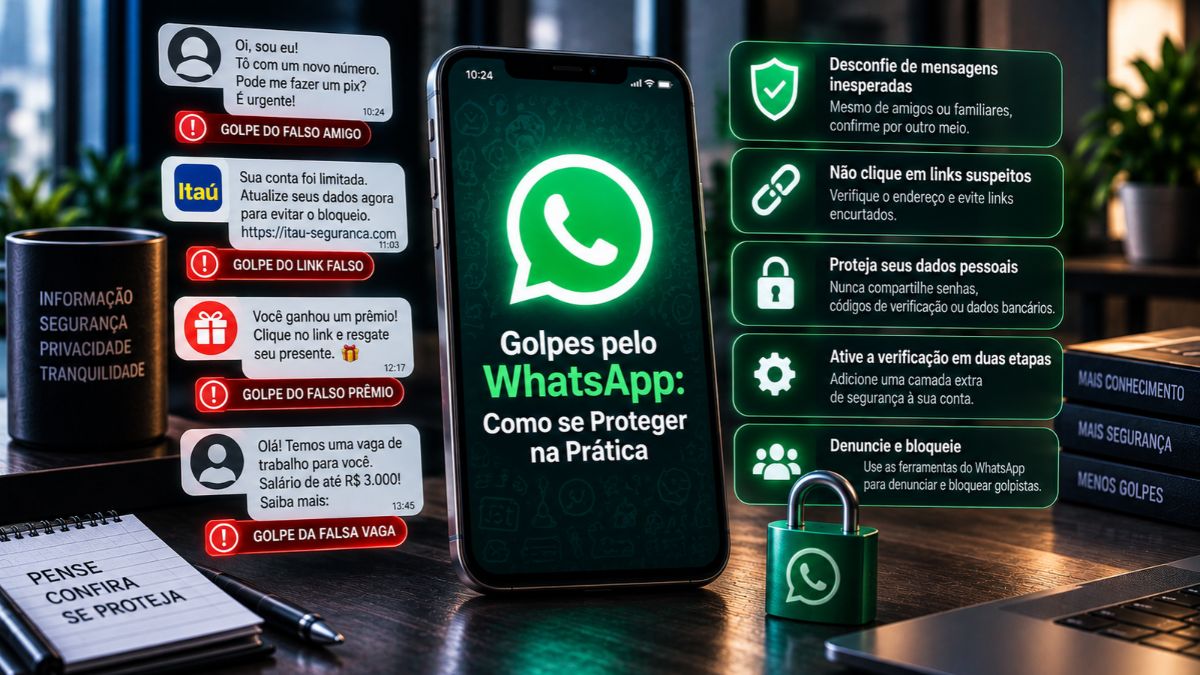 Golpes pelo WhatsApp Como se Proteger na Prática