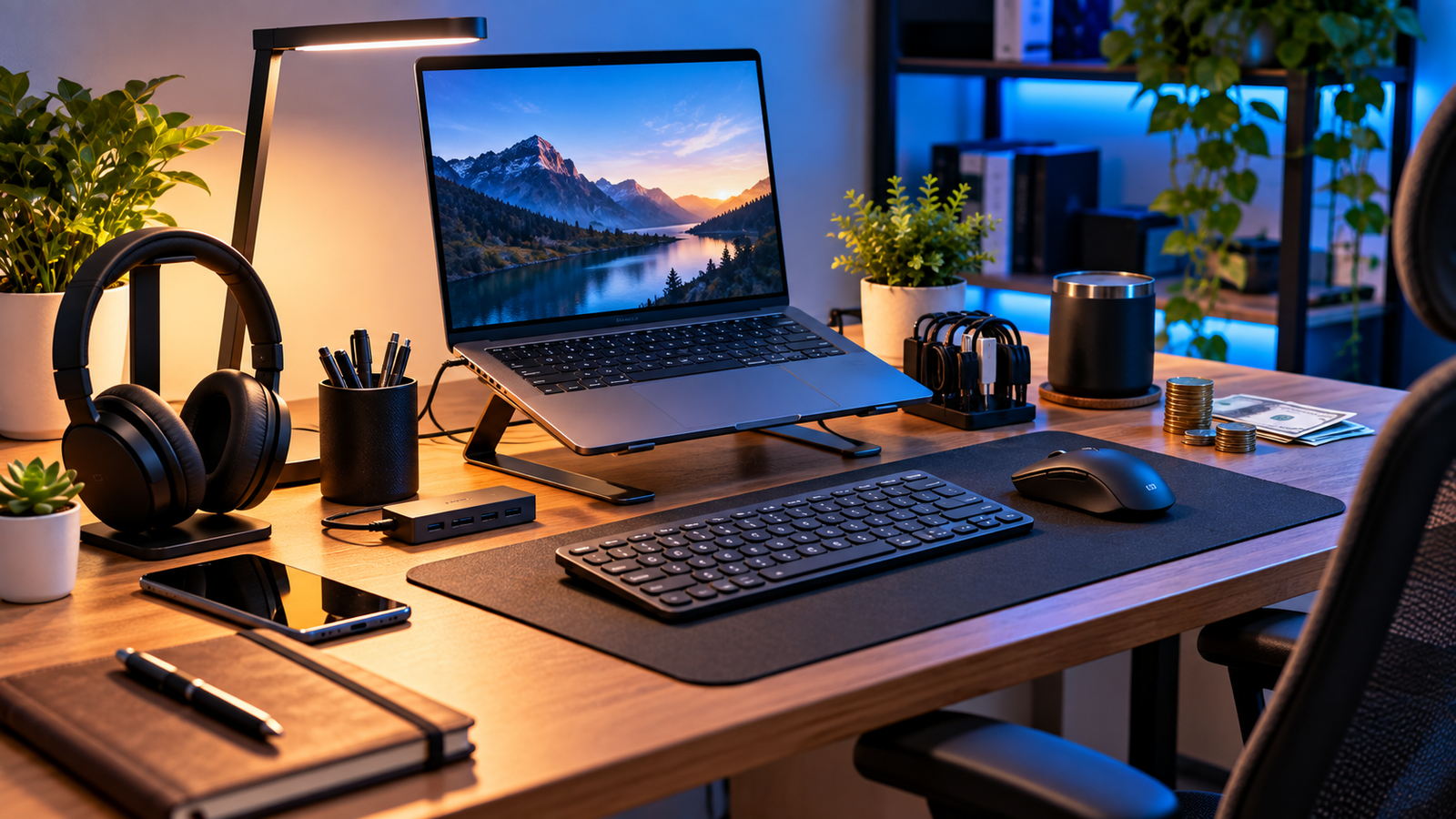 Home Office Produtivo com Menos de R$ 1.000 em Acessórios