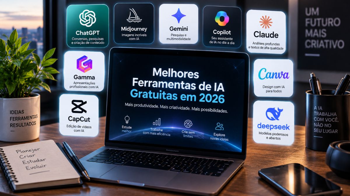 Melhores Ferramentas de IA Gratuitas em 2026