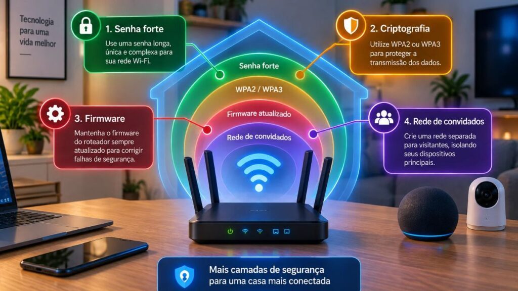 camadas segurança wifi doméstico diagrama