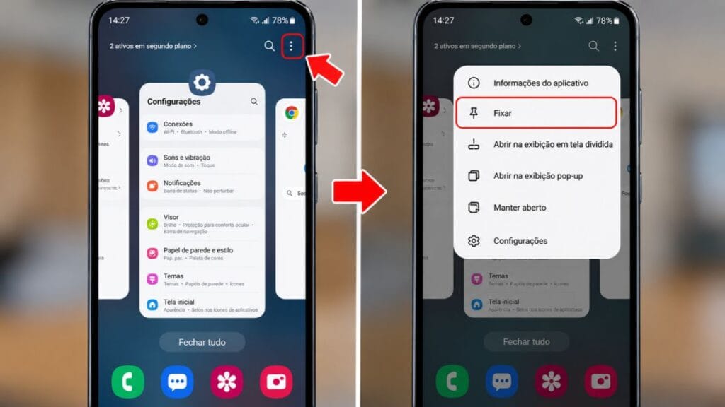 espaço privado Android 15 ocultar apps gaveta de apps